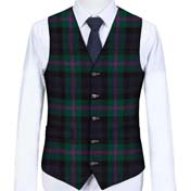 Waistcoat, Tartan Vest, Wool, Baird Tartan
